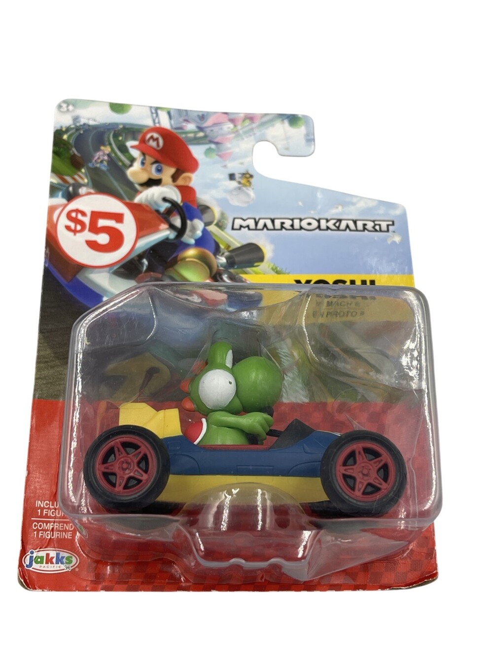 NEW Jakks Pacific 38605 Mario Kart Racers YOSHI Mach 8 Kart mariokart